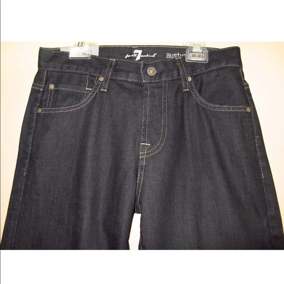 7 For All Mankind Relaxed Mens Jeans size 29 Dark Chester Wash New - Picture 8 of 8